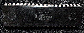 MOSTEK Z80 CPU