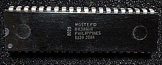 MOSTEK Z80 CPU